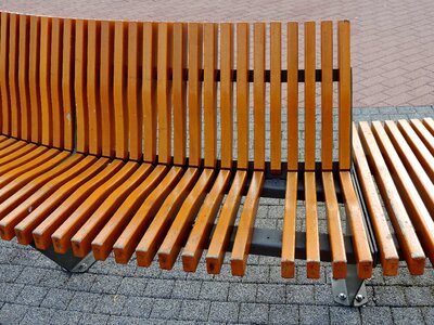 Furniture bench seat photo