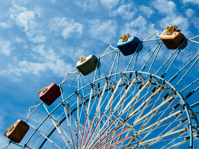 Ferris Wheel in Amusement Park photo