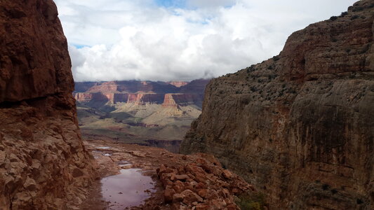 Bright Angel trail in Grand Canyon National Park photo