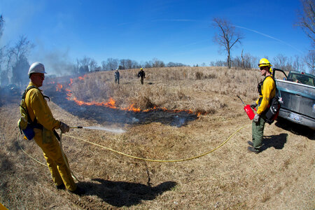Fire crew at prescribed burn-1