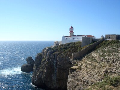 Algarve lighthouse sea