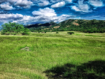 Landscape with Hills in Puerto Rico photo