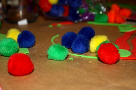 Colorful colors wool