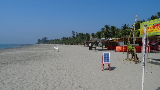 Handcart beach seashore photo