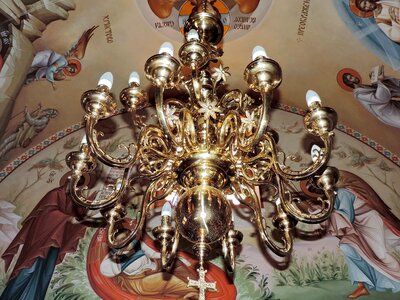 Interior Decoration religion chandelier photo