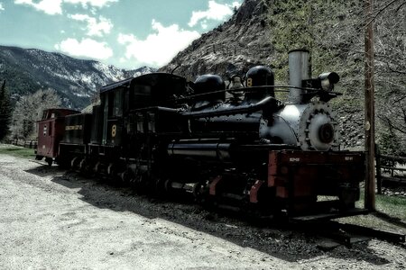 Locomotive railway georgetown photo