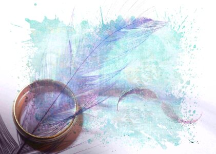 Abstract art gold