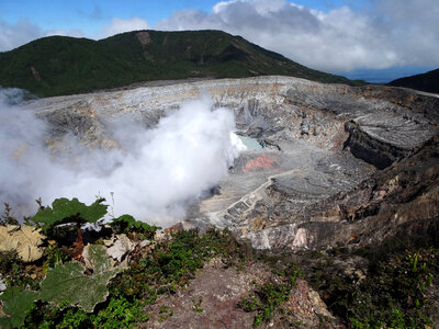 Volcano Poas in Costa Rica photo