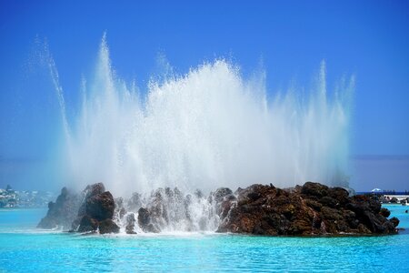 Water feature water swimming pool