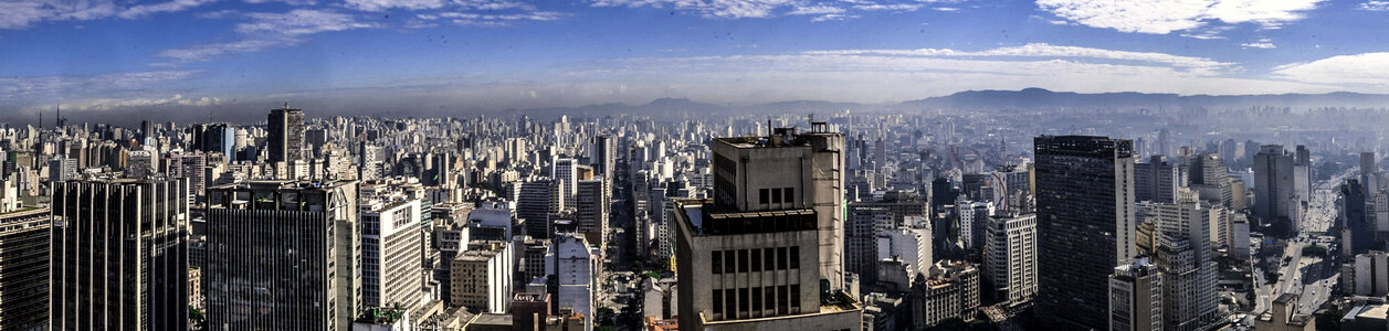 Panoramic View of Sao Paulo, Brazil
