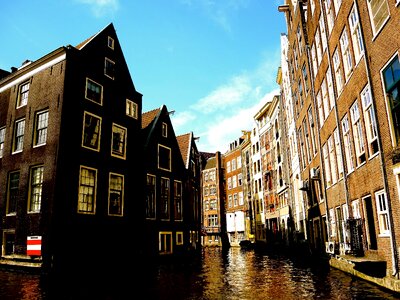 Architecture canal city photo