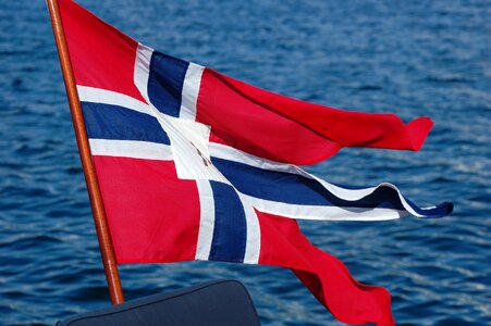 The split flag båtflagg 17mai