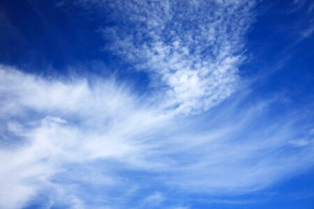 Blue Sky With White Clouds photo