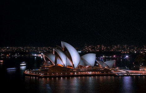 Sydney Opera House at Night, Australia photo