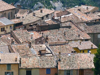 Architecture chimney roof photo