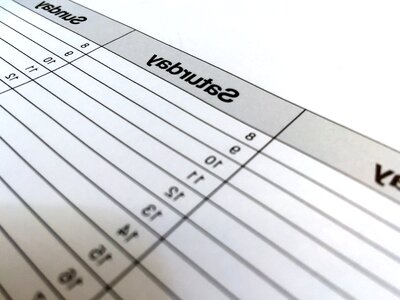 Notebook paper planning