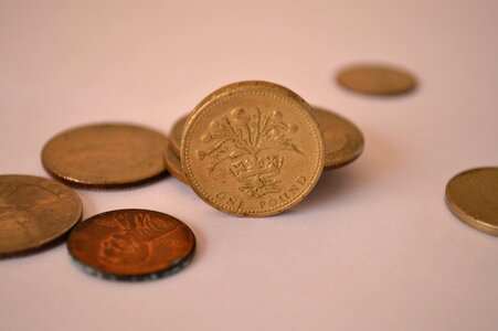 One Pound Coin photo