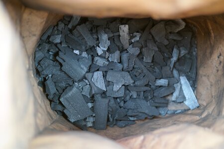 Barbecue black fuel