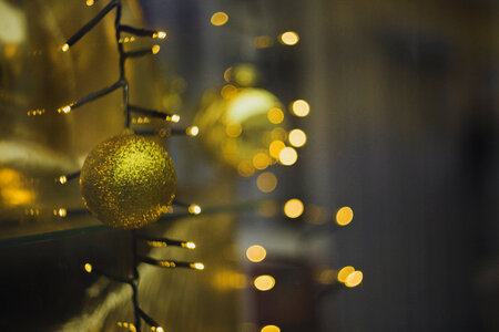 Christmas Eve Shop Ball Deco photo