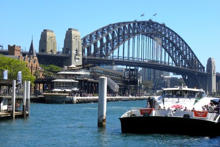Port hobart bridge harbour bridge
