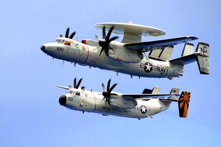 Sky clouds c-2c hawkeye