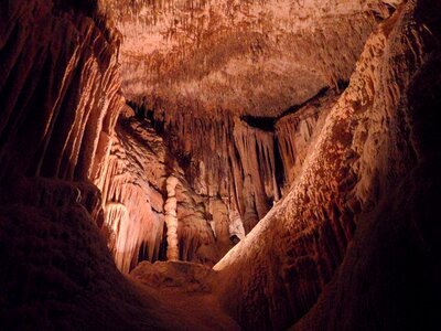 Stalagmites speleothems stalactites