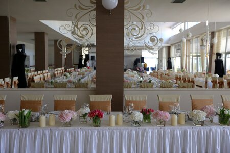 Furniture wedding dining area