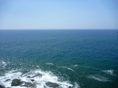 Sea Waves Rocks photo