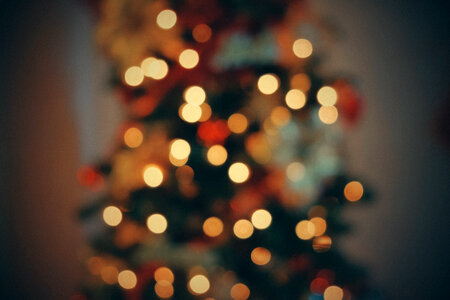 Abstract Christmas Lights photo
