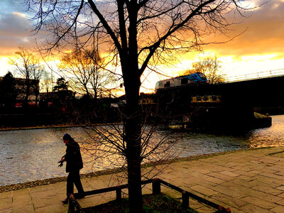 Dusk at the Riverside at York photo