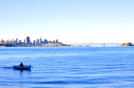 Bay beach boat photo