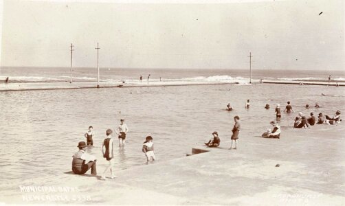 Municipal Baths at Newcastle, New South Wales, Australia photo