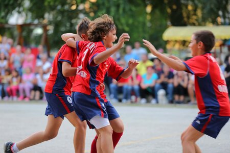 Celebration teamwork soccer photo