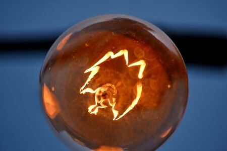 Light Bulb transparent voltage photo