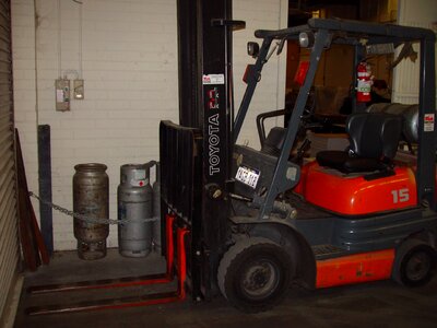 Forklift vehicle photo