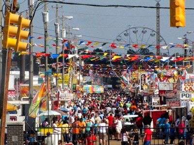 Carnival amusement park ferris wheel photo