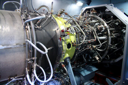 Engine in Compressor Station photo