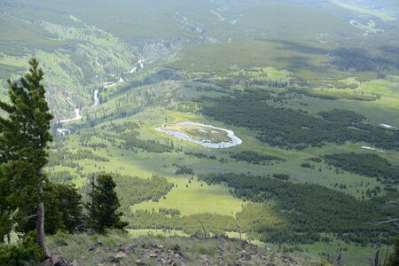 Bunsen Peak Trail. Yellowstone national park