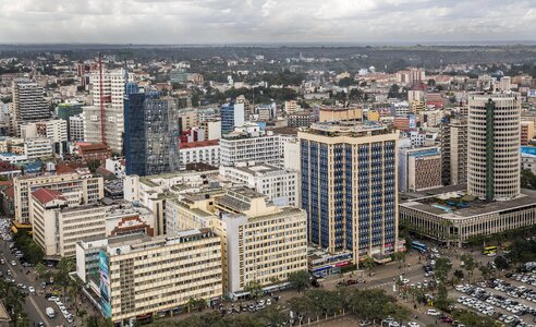 Cityscape buildings architecture photo