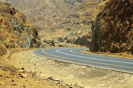 Pass highway desert photo