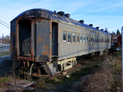 Rail locomotive track photo