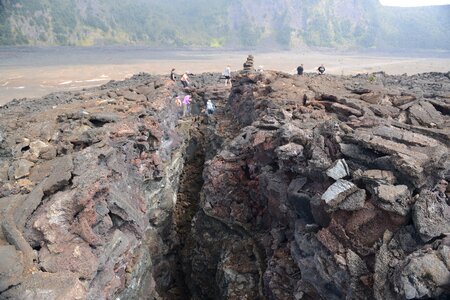 Crater Rim Trail Volcano National Park in Hawaii photo