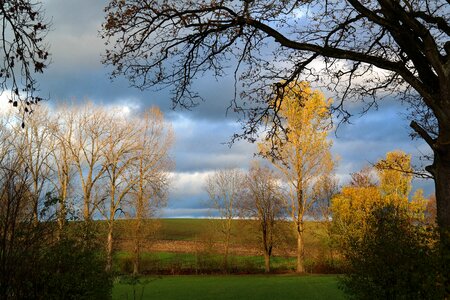 Idyll autumn light autumn photo