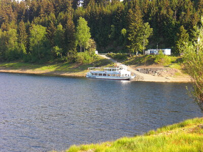 MS AquaMarin on Okerstausee reservoir photo