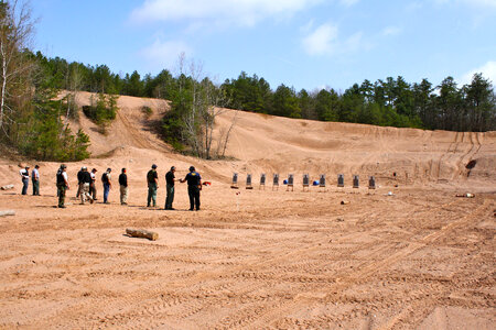 Special Agents at Firing Range