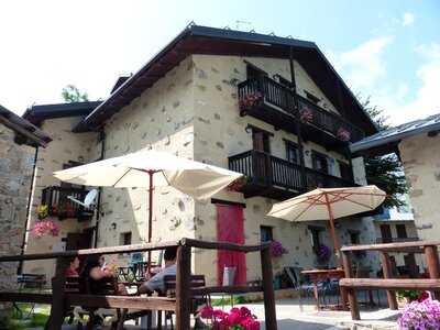 Piedmont italy beer garden photo