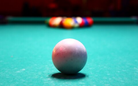 Pool billiard ball photo