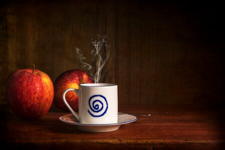 Smoke luggage still life photo