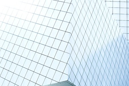 Abstract architectural exterior