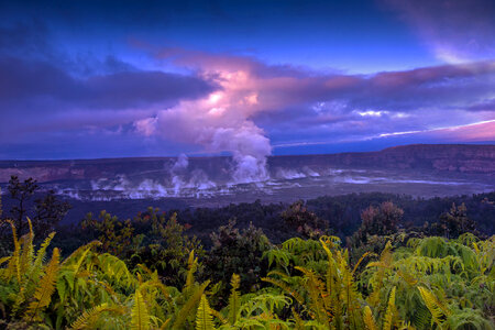 Kīlauea from Volcano House photo